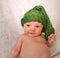 Cute Newborn in Knit Hat