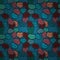 Cute and nice little hearts in seamless pattern