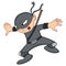 Cute Ninja Cartoon