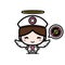 cute nurse angel cartoon character fighting virus