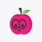 cute Organic Fruit Character Illustration