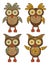 Cute owls collection