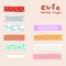 Cute Paint Washi Tape Kawaii Hand Drawn