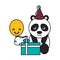 Cute panda birthday gift balloon