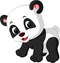 Cute panda cartoon