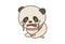 Cute Panda crying.