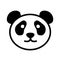 Cute Panda Face Logo