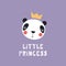 Cute panda princess