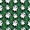 Cute pandas seamless pattern