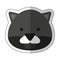 cute panter character icon