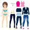 Cute Paper Doll Game