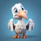 Cute Pelican Character Design In Unreal Engine Style