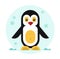 Cute penguin icon