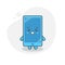 Cute Phone Characters Happy Vector Illustration