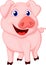 Cute pig cartoon