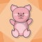 Cute piggy baby animal cartoon image