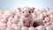 Cute piglet looking at camera, small and fluffy generated by AI