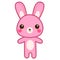 Cute Pink Bunny Cartoon