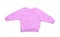 Cute pink child sweatshirt isolated