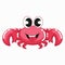 Cute Pink Crab