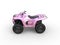 Cute pink four - wheeler