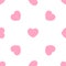 Cute pink hearts romantic seamless patttern. Texture for wallpapers, fabric, wrap, web page backgrounds, vector illustration