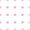 Cute pink hearts romantic seamless patttern. Texture for wallpapers, fabric, wrap, web page backgrounds, vector illustration