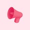 cute pink megaphone