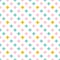 Cute pink, mint green and gold abstract diamonds, sparks seamless pattern background