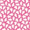Cute pink pattern with little dancing ghosts