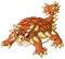 Cute Pixel Art Ankylosaurus Dinosaur