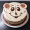 Cute And Playful White Cake With A Touch Of Ratcore And Disney Animation