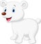 Cute polar bear cartoon