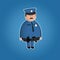 Cute policeman character