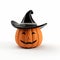 Cute Presidents\\\' Day Jackolantern With Ninja Hat - 3d Render