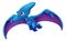 Cute Pterosaur Cartoon Flying Dinosaur