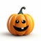 cute pumpkin cartoon halloween 3D, pumpkin clipart