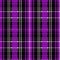 Cute punk purple plaid vector seamless pattern. Checkered scottish flannel print for celtic home decor. For highland