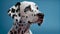 A cute puppy a purebred dalmatian looking adorable generated by AI