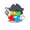 Cute puzzle toy mascot design with a hat