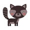 Cute raccon icon