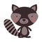 Cute raccon icon