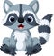 Cute raccoon cartoon
