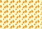 Cute rectangle orange pattern vector background confetti