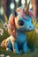 Cute render of a unicorn, ai midjourney generated illustration