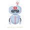 Cute robot doctor. Scientific technologies for health. Concept AI in medicine