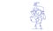 Cute robot holding clipboard loading process modern technology artificial intelligence concept sketch doodle horizontal