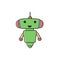 Cute robot icon