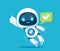 Cute robot icon