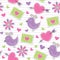 Cute romantic pattern